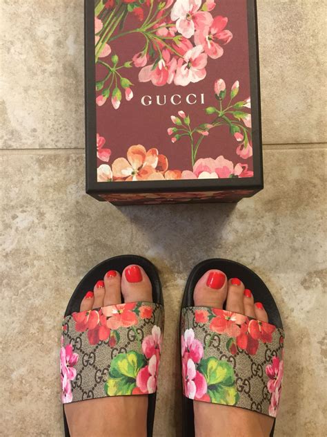 gucci floral slides sale|gucci floral slides dupe.